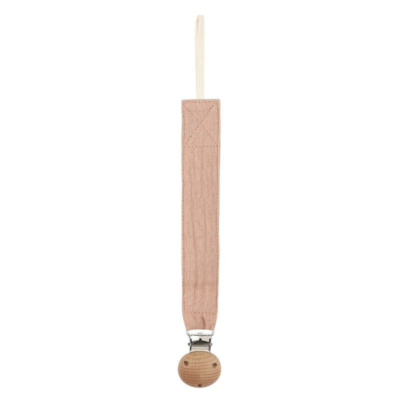 Attache tétine pour bébé en coton doux