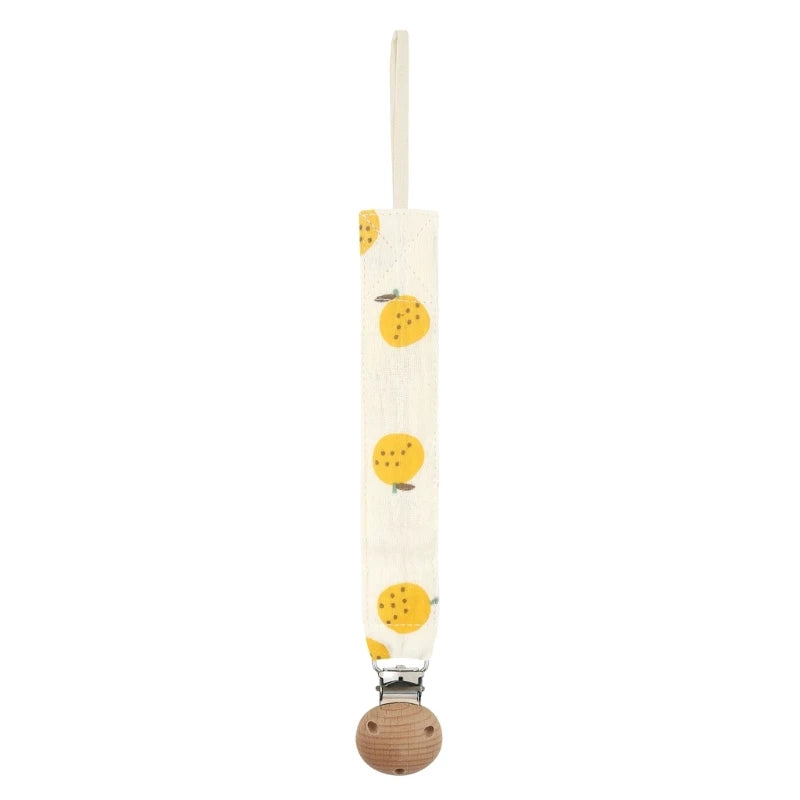 Attache tétine pour bébé en coton doux