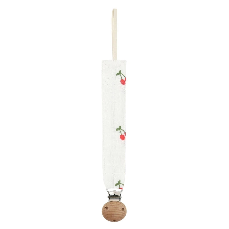 Attache tétine pour bébé en coton doux