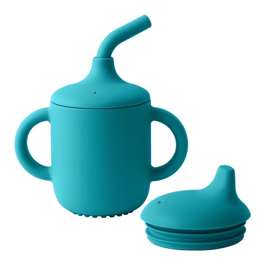 Tasse en silicone d'apprentissage