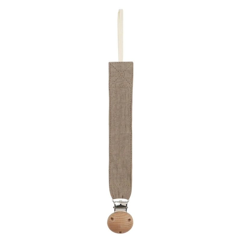 Attache tétine pour bébé en coton doux
