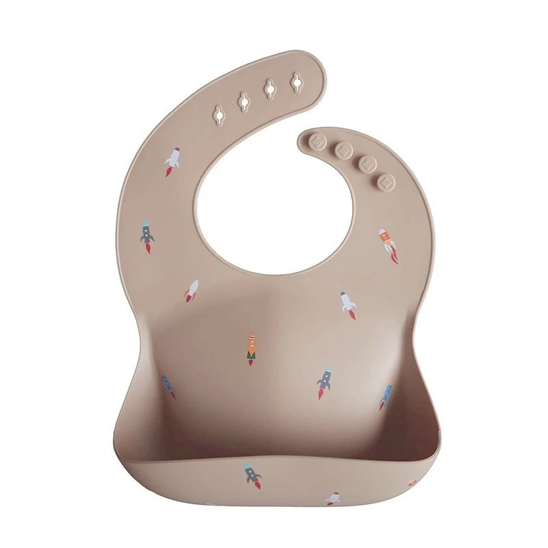 Bavoir silicone avec poche