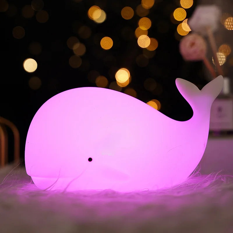 Veilleuse Baleine apaisante