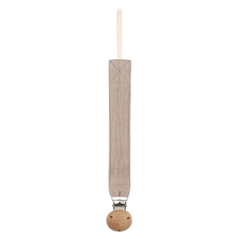 Attache tétine pour bébé en coton doux