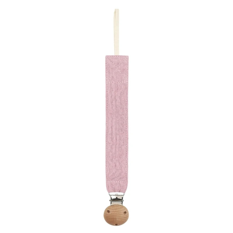 Attache tétine pour bébé en coton doux