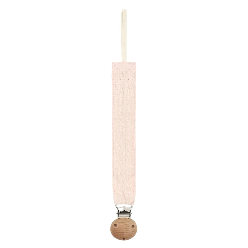 Attache tétine pour bébé en coton doux