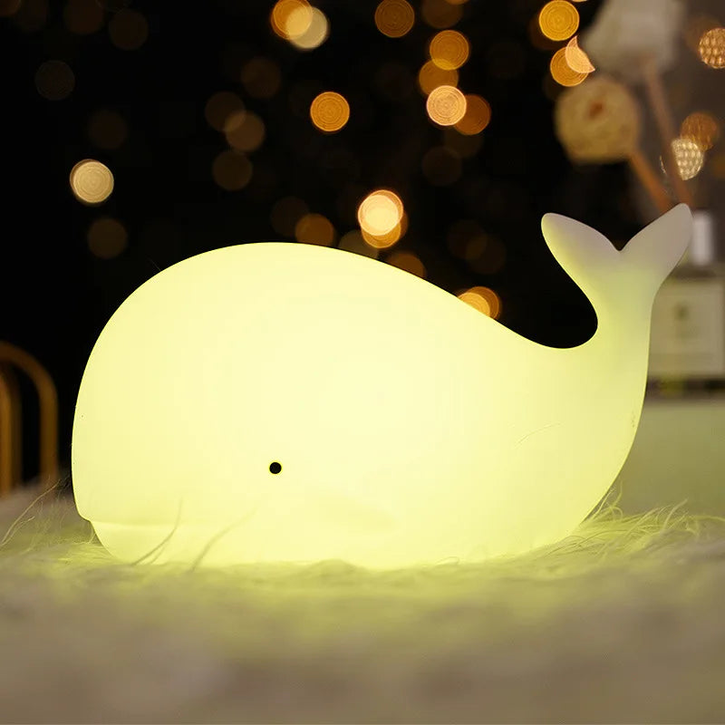 Veilleuse Baleine apaisante