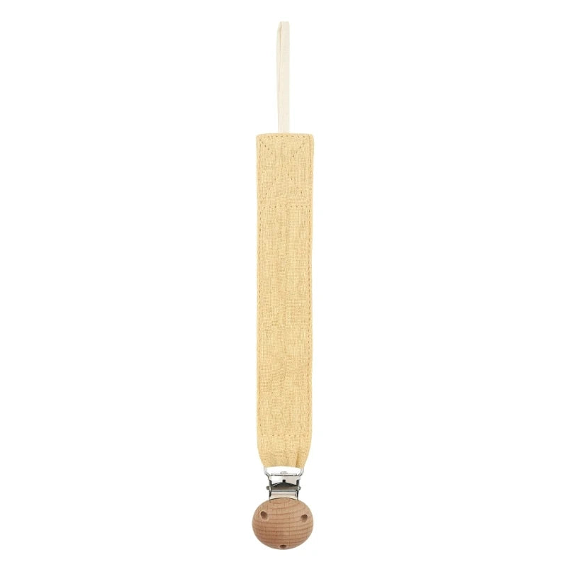 Attache tétine pour bébé en coton doux