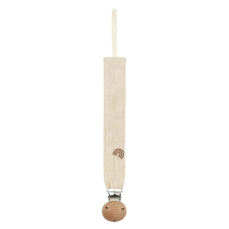 Attache tétine pour bébé en coton doux