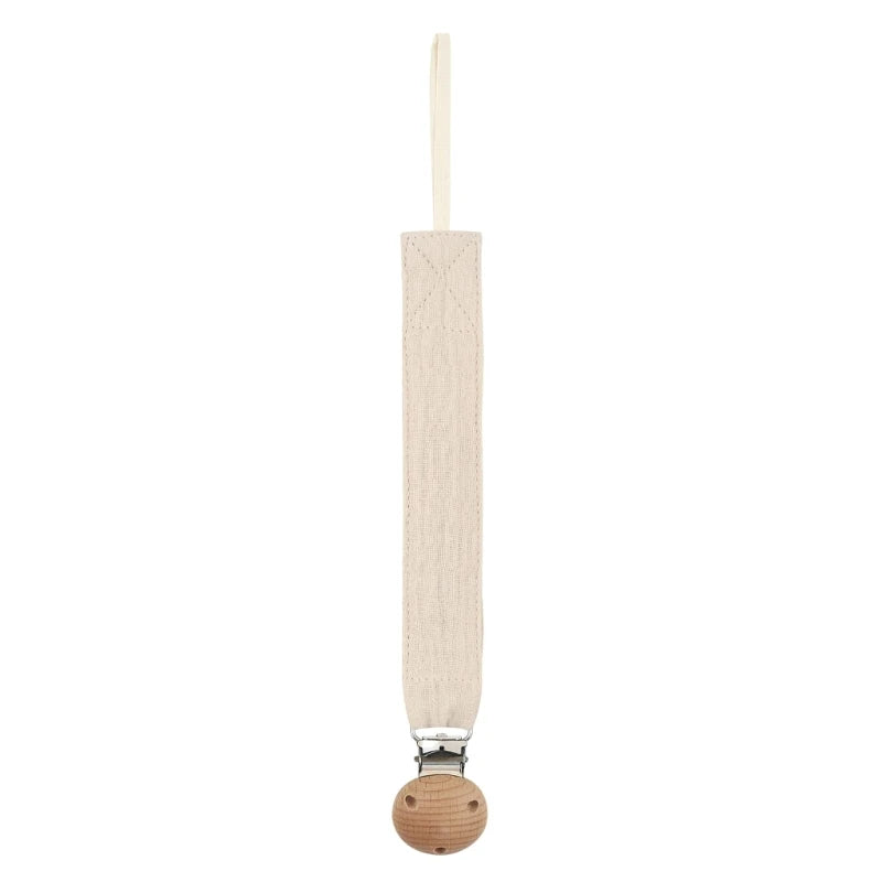 Attache tétine pour bébé en coton doux