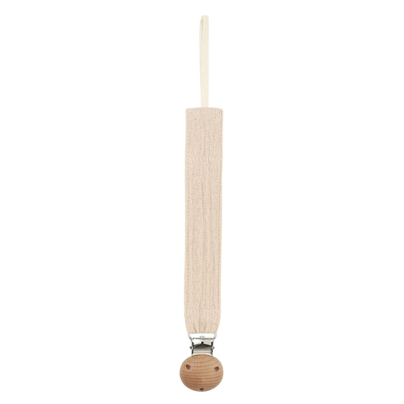 Attache tétine pour bébé en coton doux