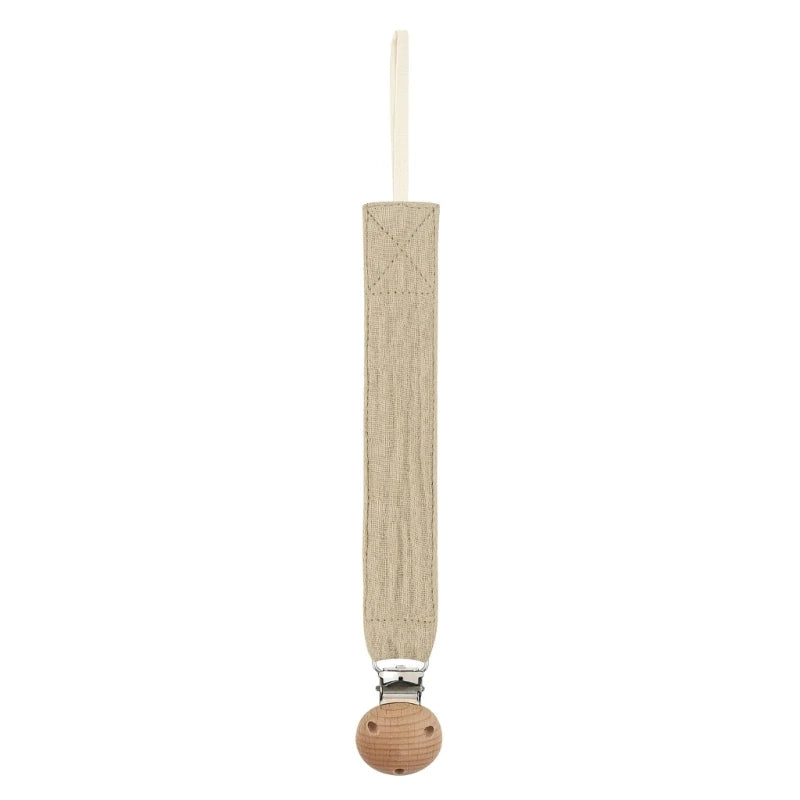 Attache tétine pour bébé en coton doux