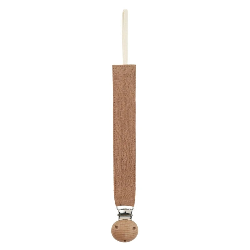 Attache tétine pour bébé en coton doux
