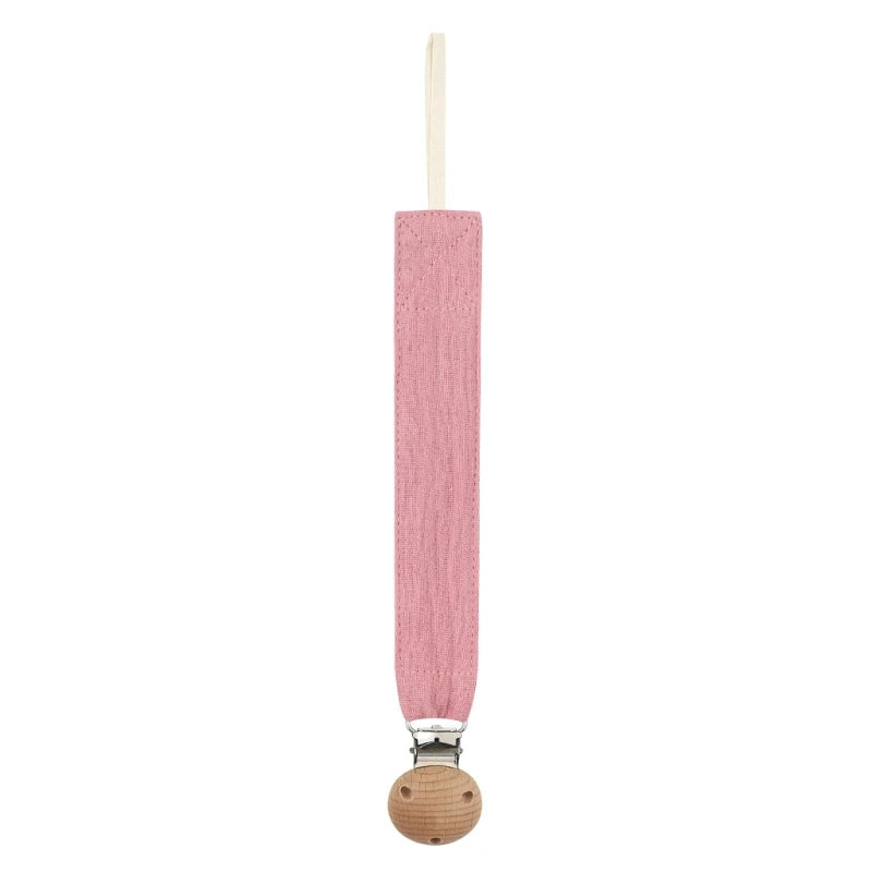 Attache tétine pour bébé en coton doux