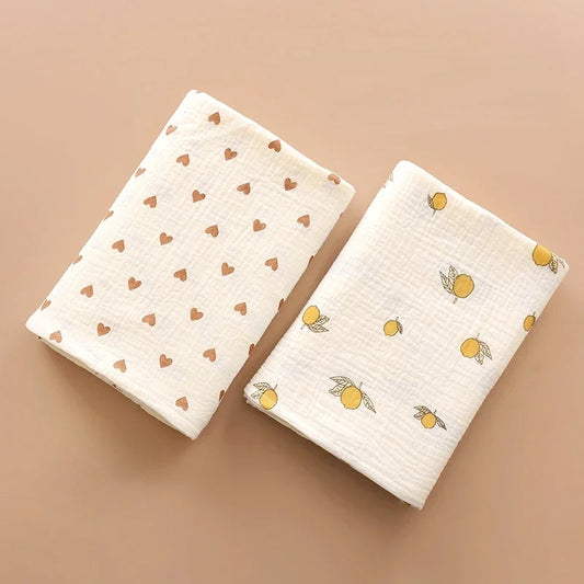 Lot de 2 langes en mousseline