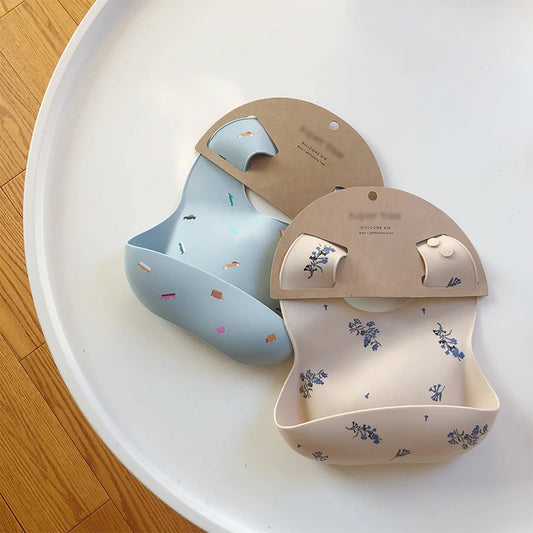 Bavoir silicone avec poche