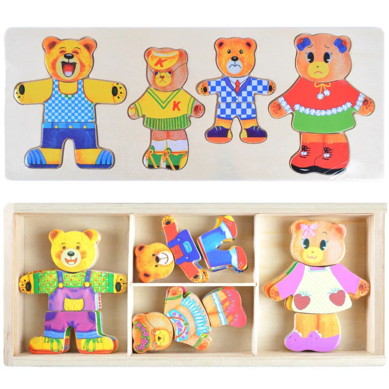 Puzzle des Émotions Montessori