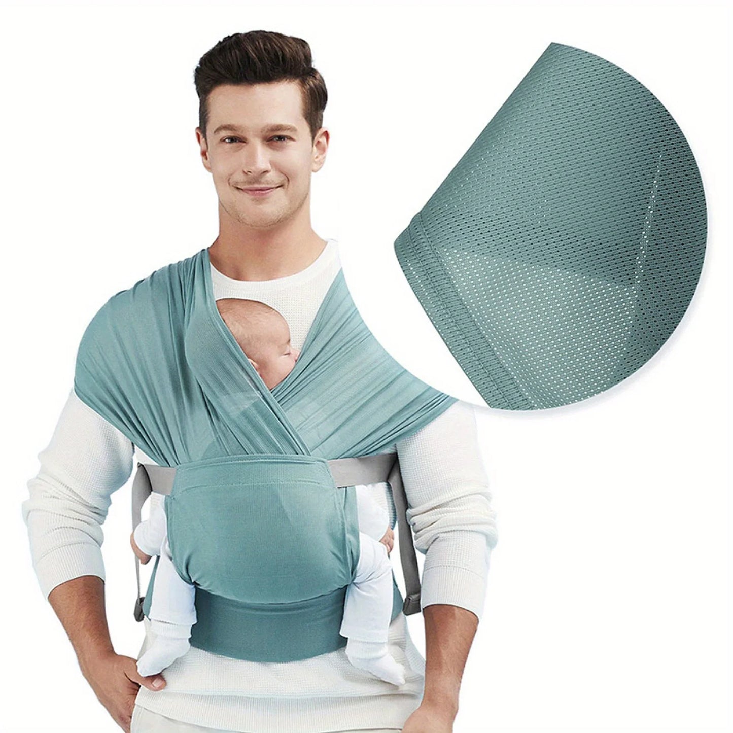 Echarpe de portage bébé extensible