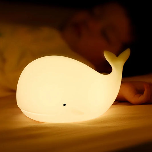 Veilleuse Baleine apaisante