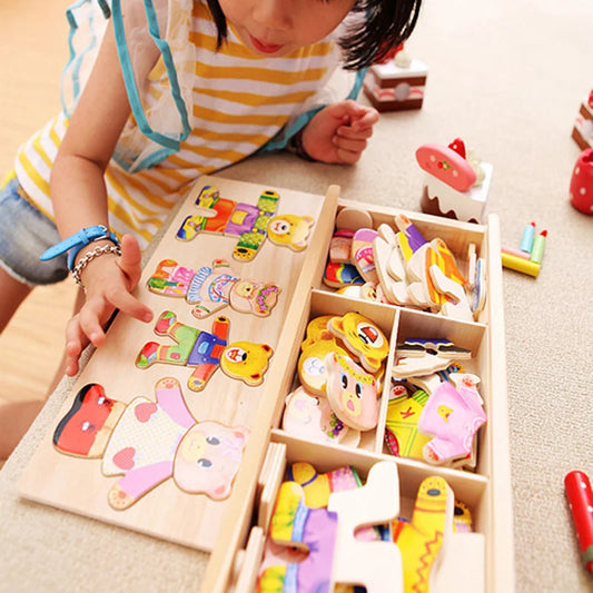 Puzzle des Émotions Montessori